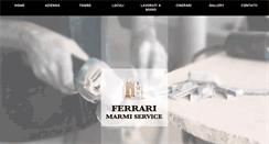 Desktop Screenshot of ferrarimarmiservice.com