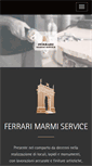 Mobile Screenshot of ferrarimarmiservice.com
